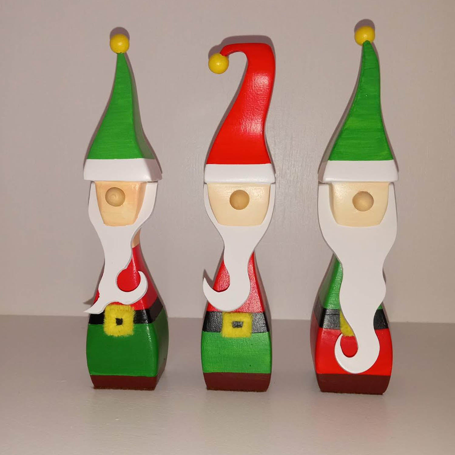 Handcrafted Christmas figurine Elves – Rustic Holiday Décor
