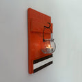 Handmade Cedar Football Team Candle Sconce: Professional or College