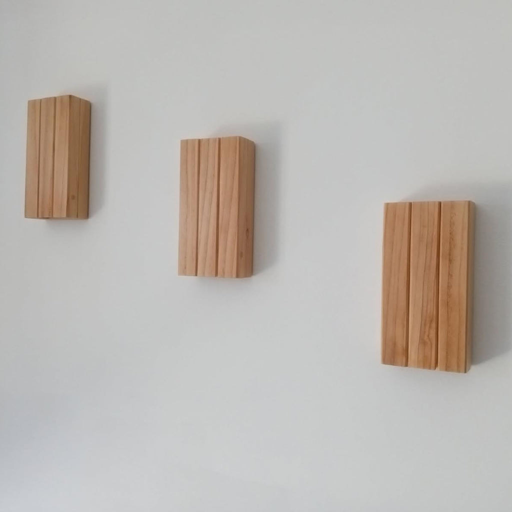 Retractable Wooden Ninja Hangers | Foldable Wall-Mounted Hooks