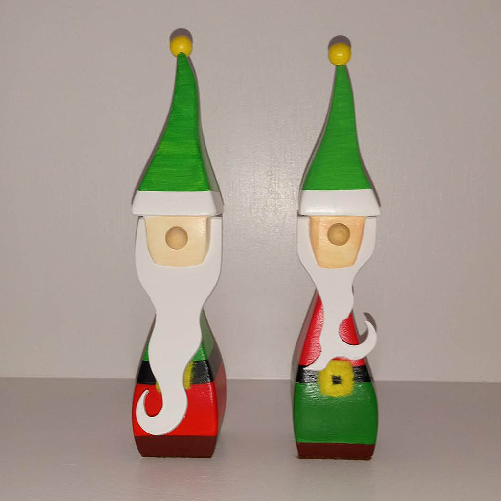 Handcrafted Christmas figurine Elves – Rustic Holiday Décor