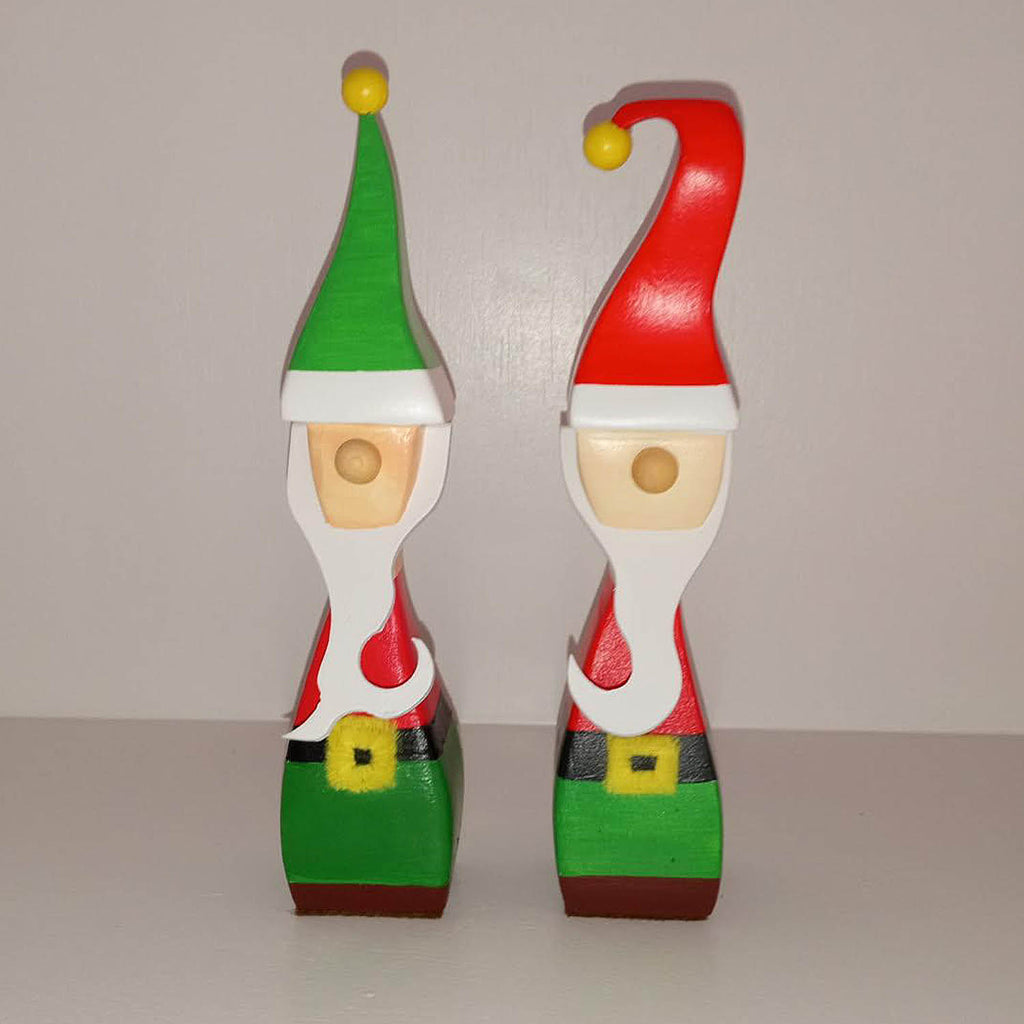 Handcrafted Christmas figurine Elves – Rustic Holiday Décor