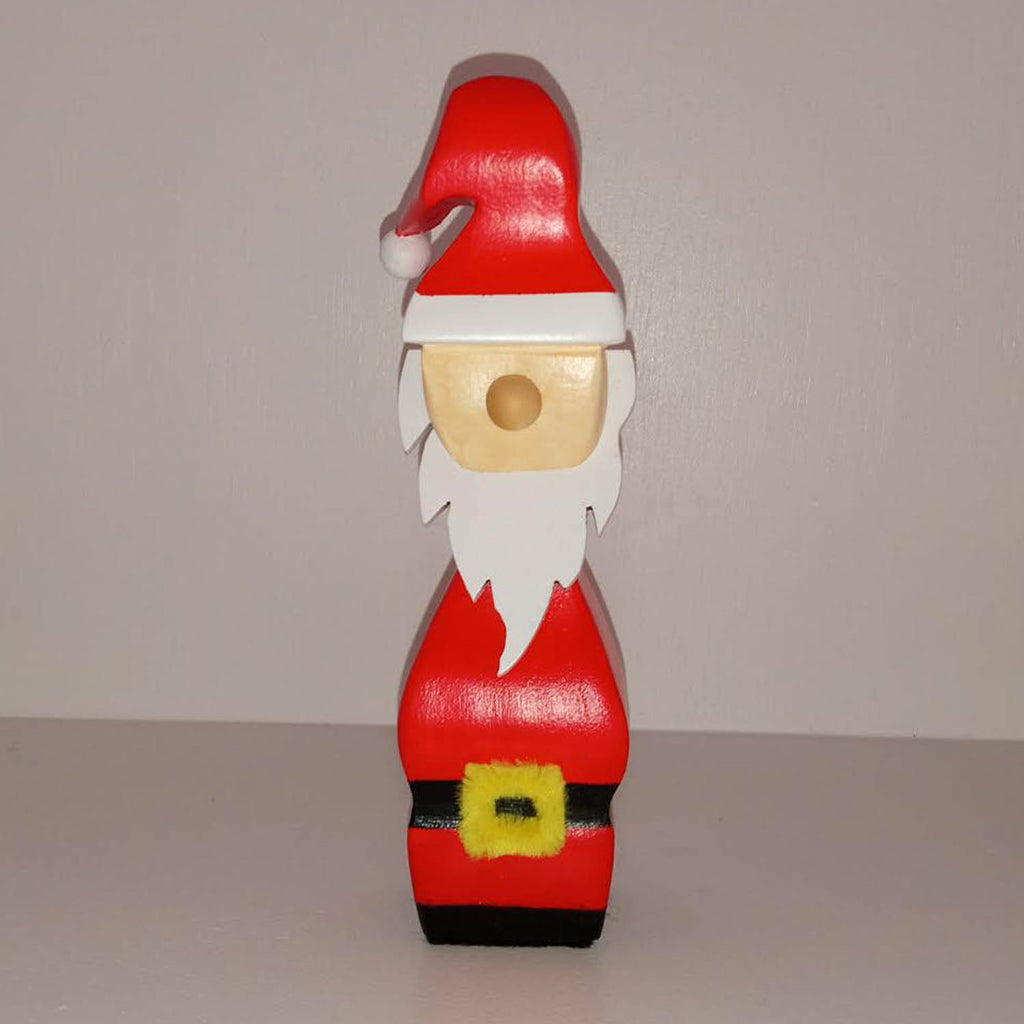 Handcrafted Santa Claus Figurines – Rustic Holiday Décor